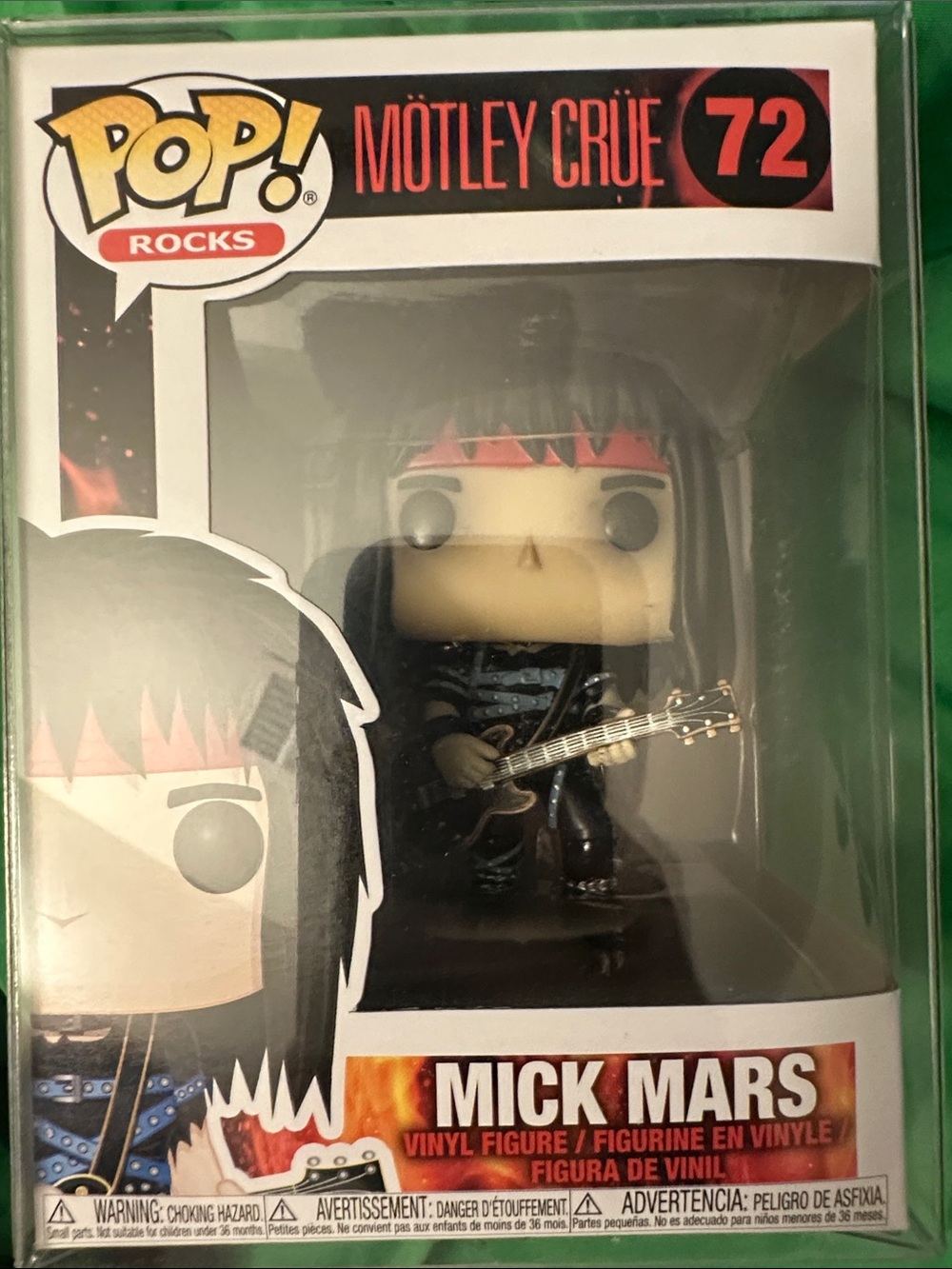 Funko Pop! Rocks Mötley Crüe Mick Mars Vinyl Figure - Black, Red